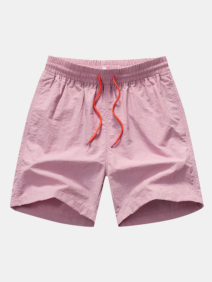 Palmboom/flamingoprint overhemd & zwemshort