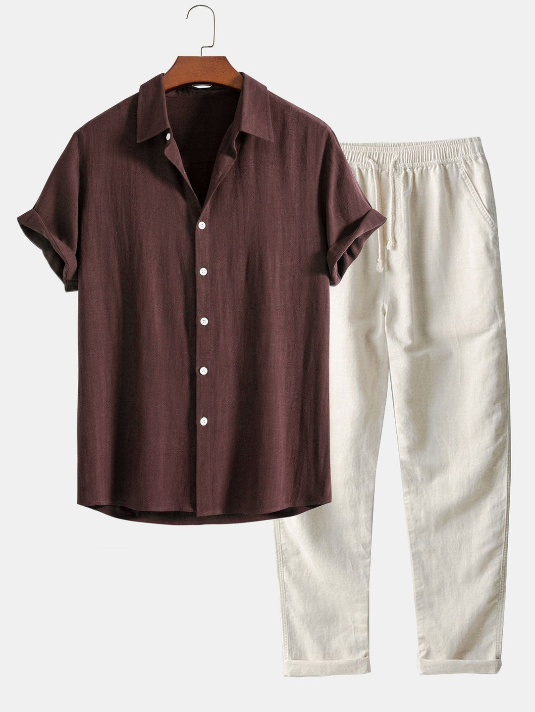 ModeHuis® | 2-delige Chique Casual Linnen Set
