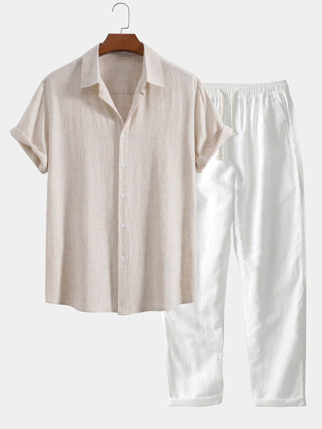 ModeHuis® | 2-delige Chique Casual Linnen Set