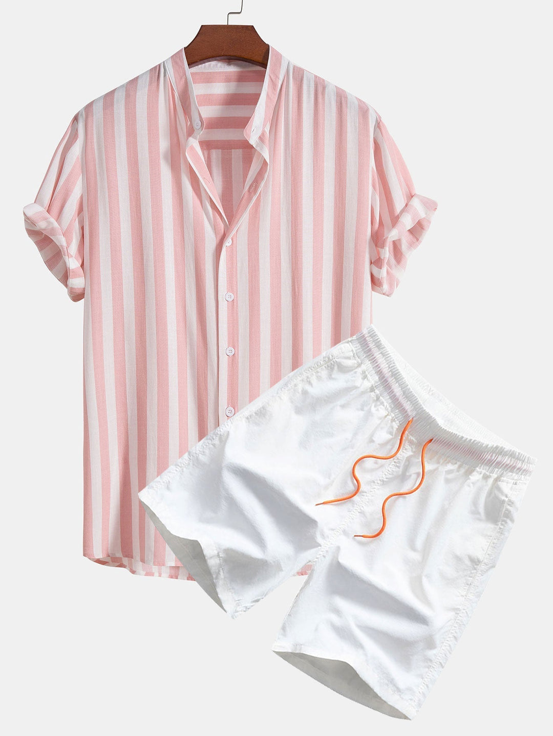 Gestreepte shirt & zwemshort