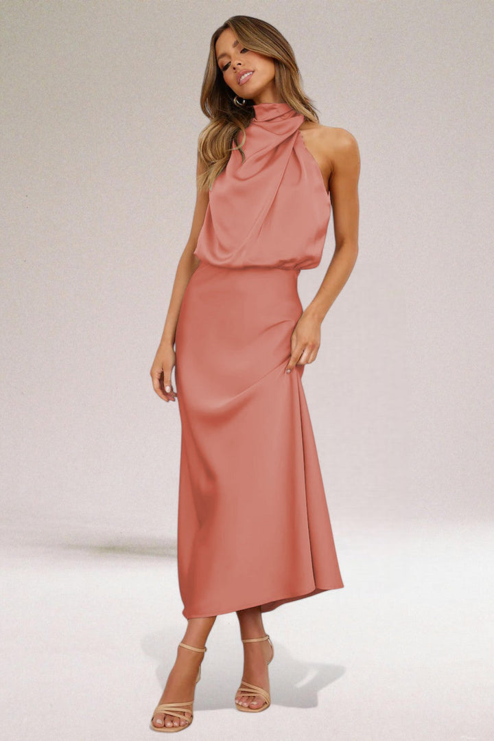 ModeHuis® | Satijnen Glamour Jurk