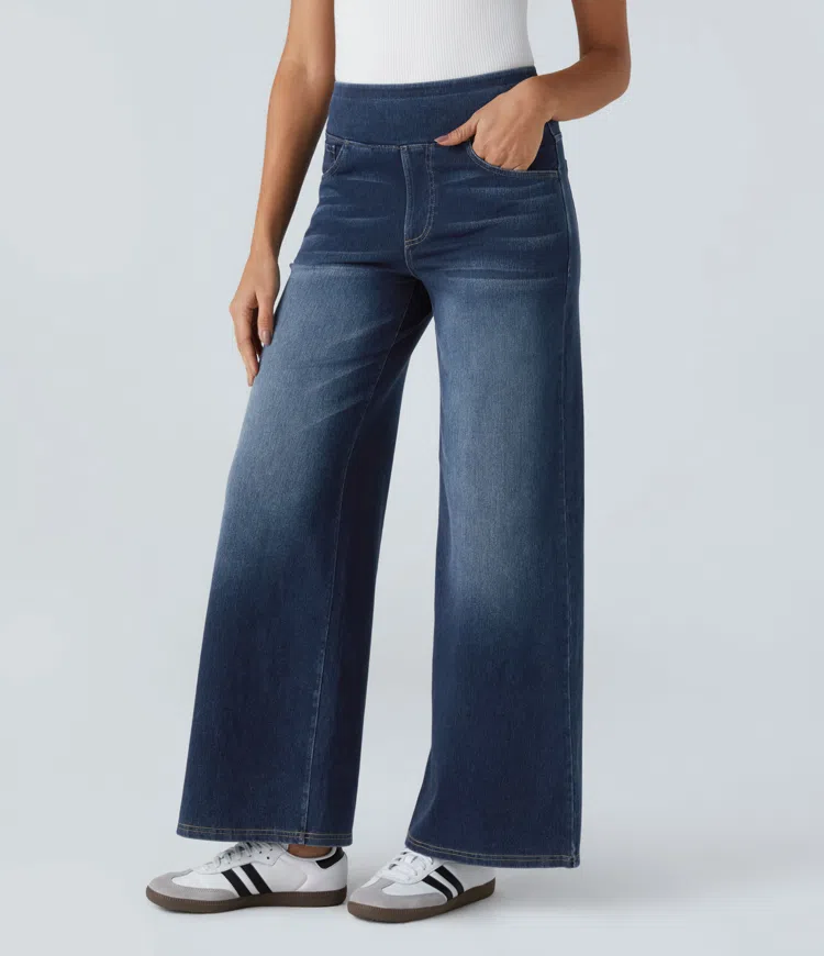ModeHuis® | Comfortabele jeans met hoge taille