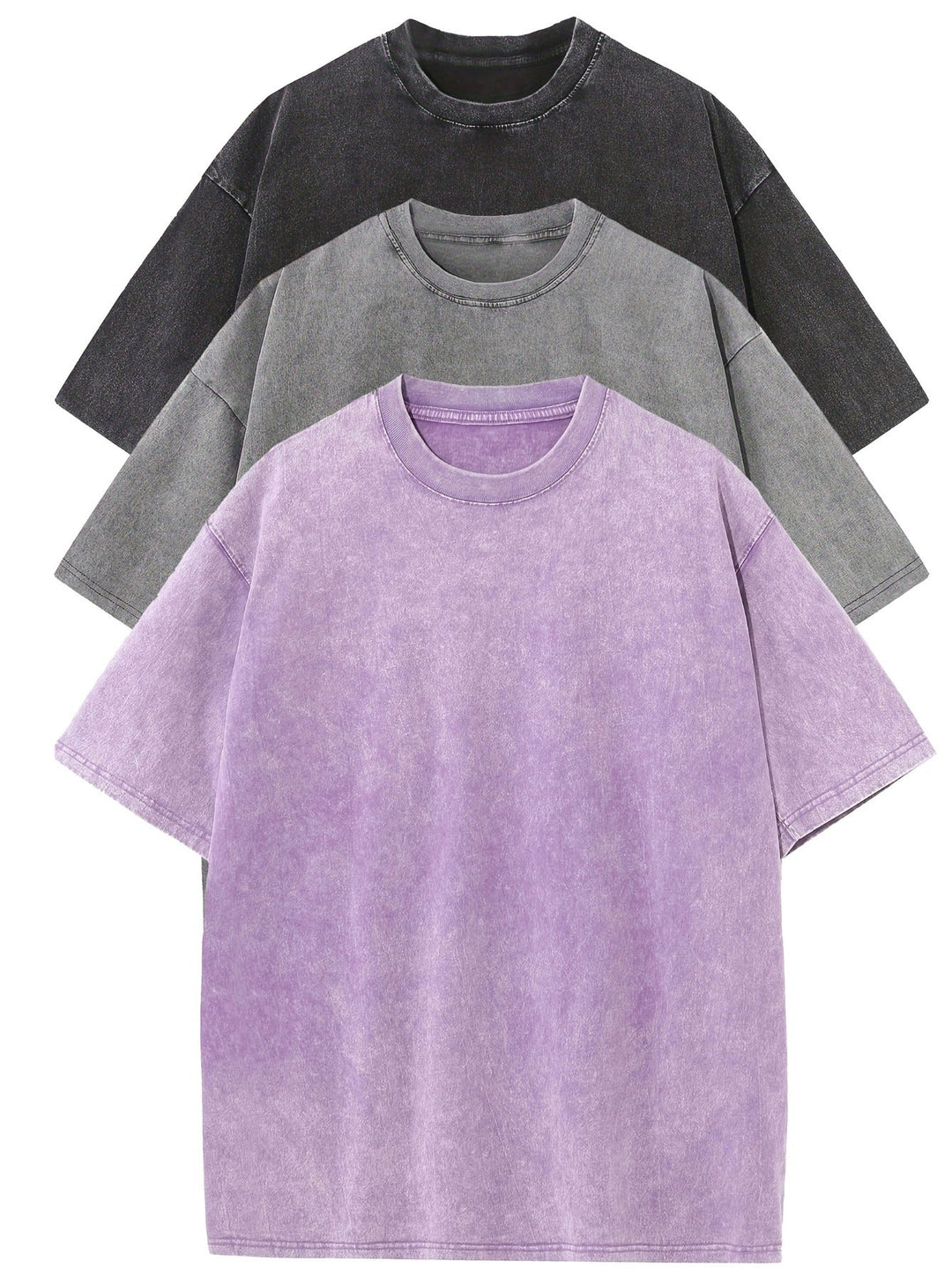 ModeHuis® | Essential Cotton Oversized Tee Set – 3-Pack