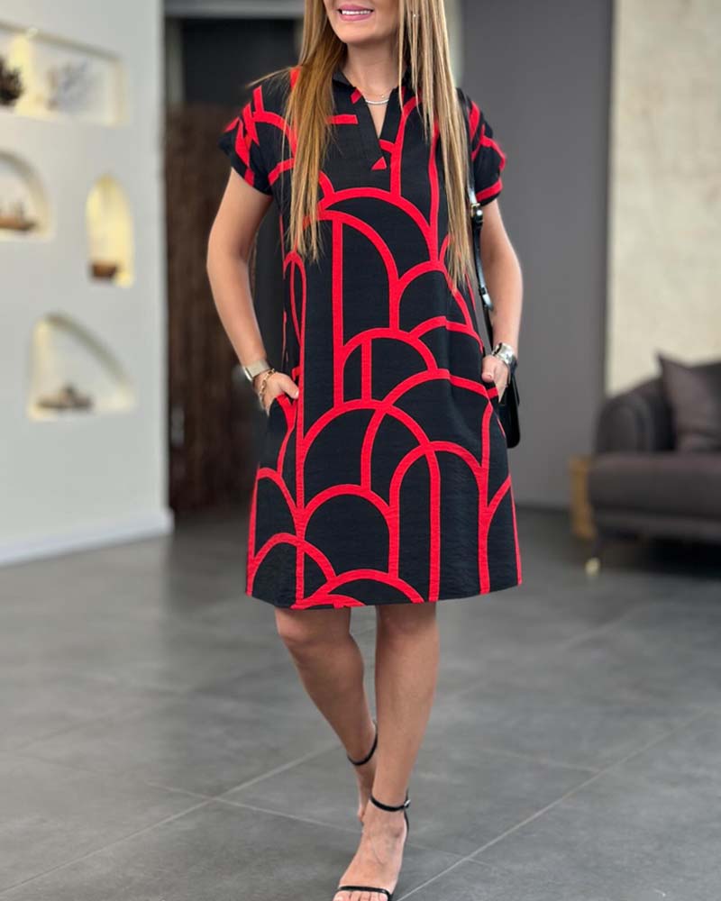 ModeHuis® | Jurk met Korte Mouwen