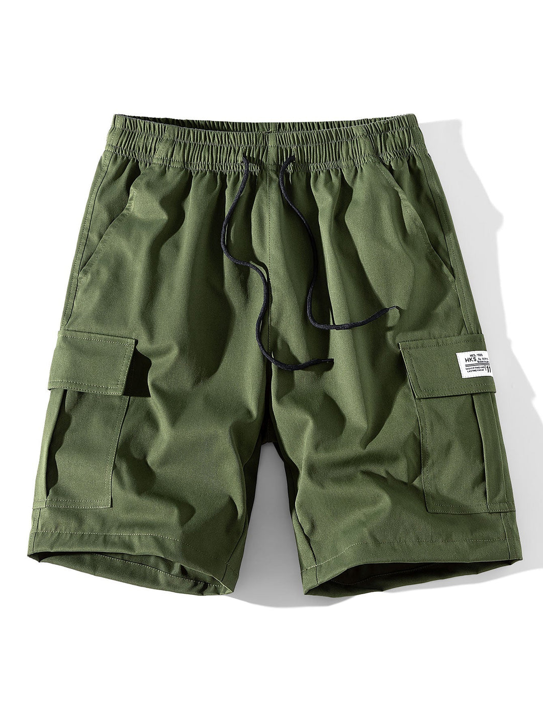 Effen cargo shorts met trekkoordsluiting