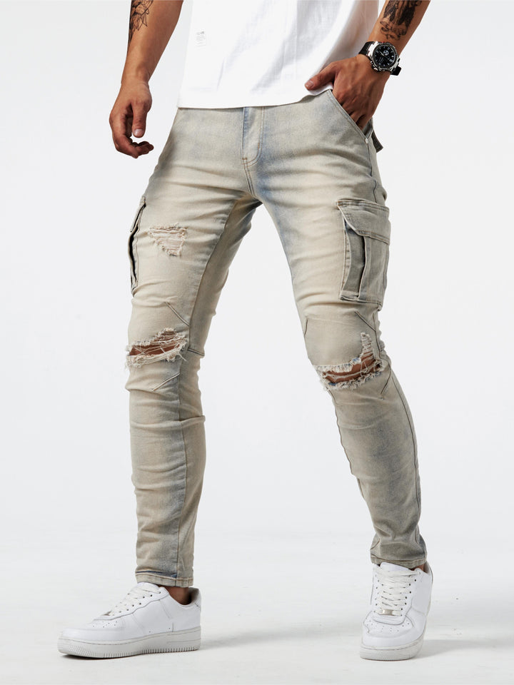 ModeHuis® | Slim Fit Cargo Jeans