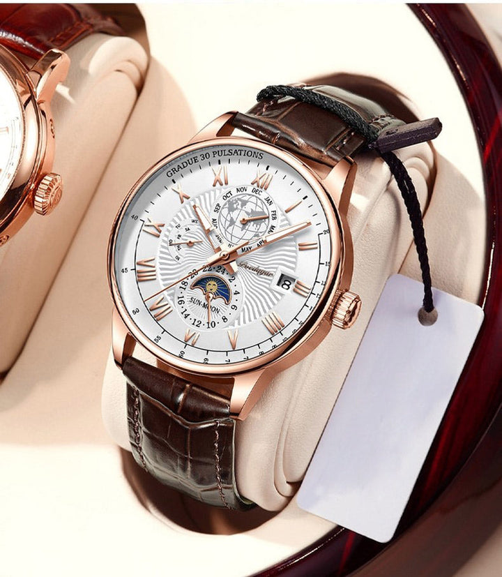 Trendy High-End Light Kwarts Horloge