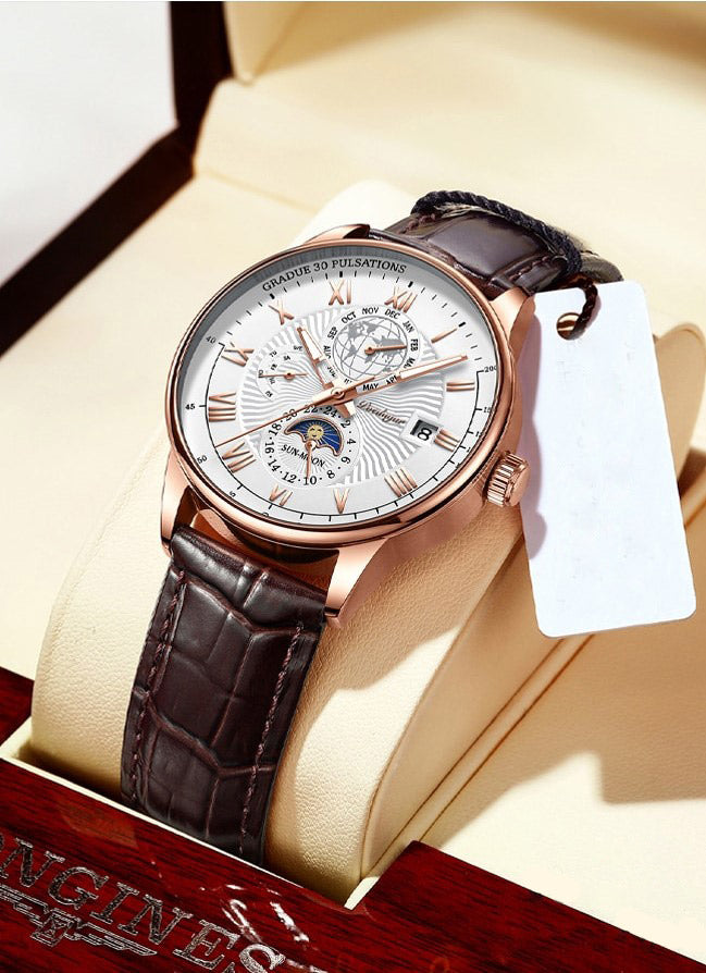Trendy High-End Light Kwarts Horloge