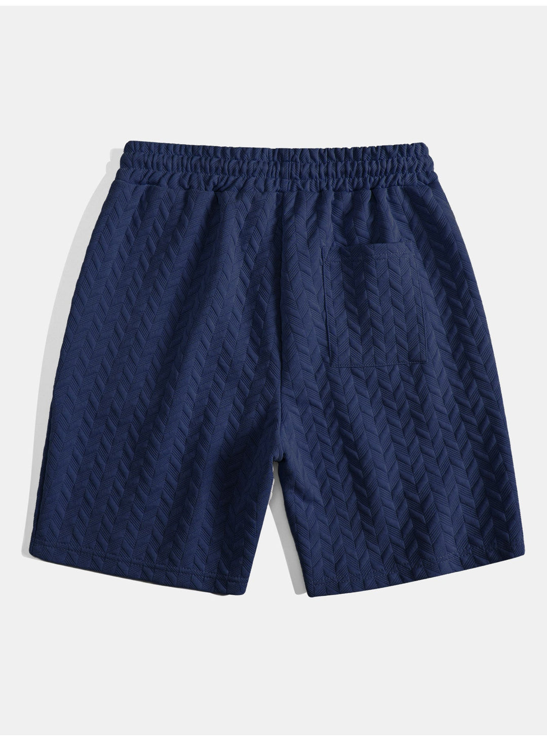 Korte broek met geometrisch jacquardmotief
