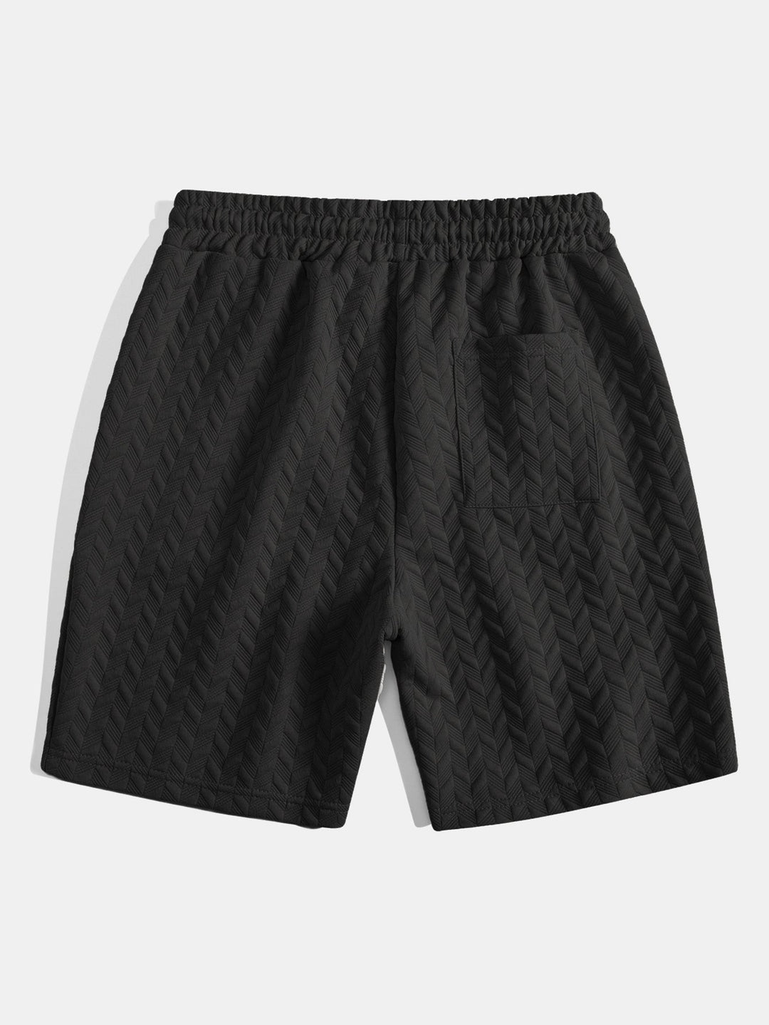Korte broek met geometrisch jacquardmotief