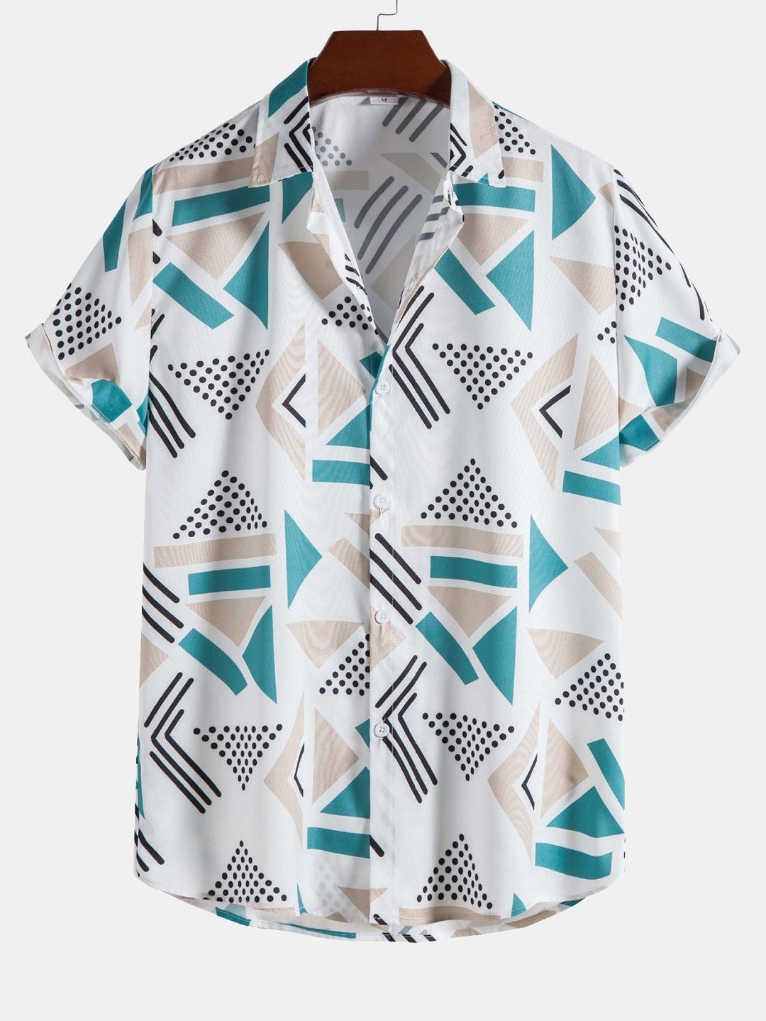 Shirt met geometrisch print & zwemshort