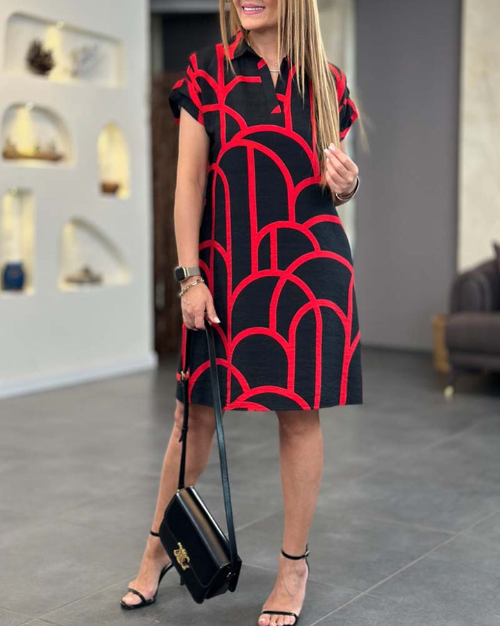 ModeHuis® | Jurk met Korte Mouwen