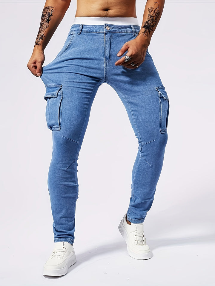 ModeHuis® | Slim Fit Cargo Jeans