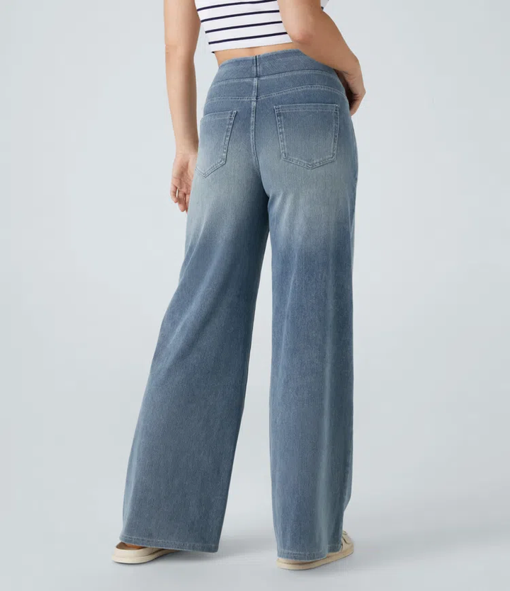 ModeHuis® | Comfortabele jeans met hoge taille
