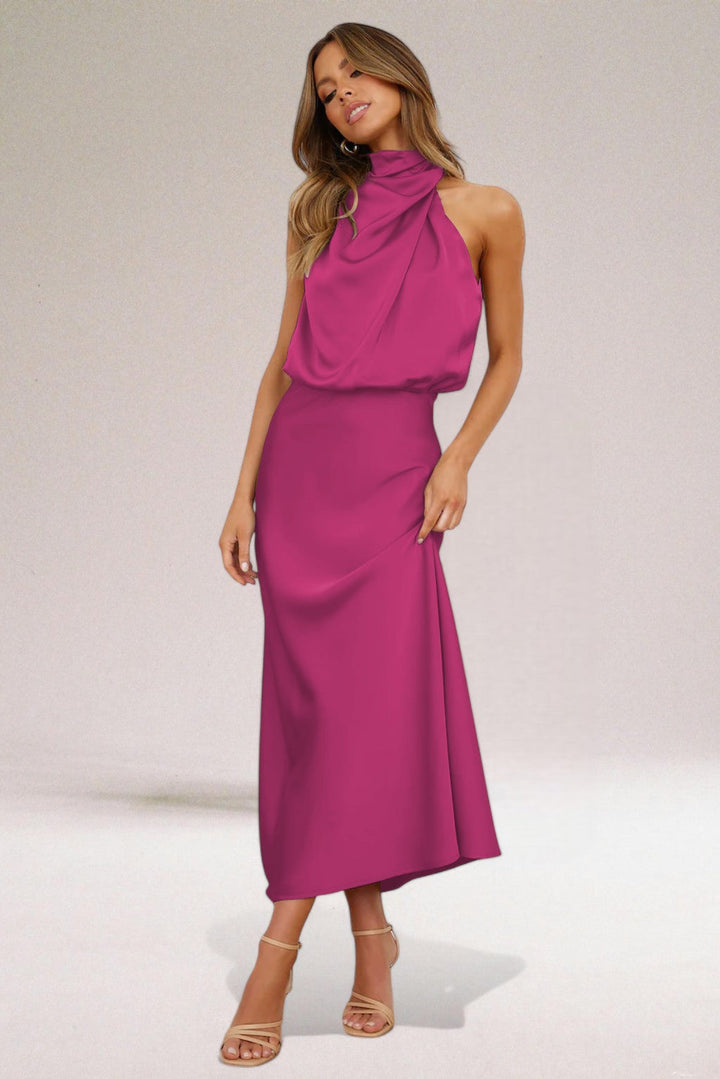 ModeHuis® | Satijnen Glamour Jurk