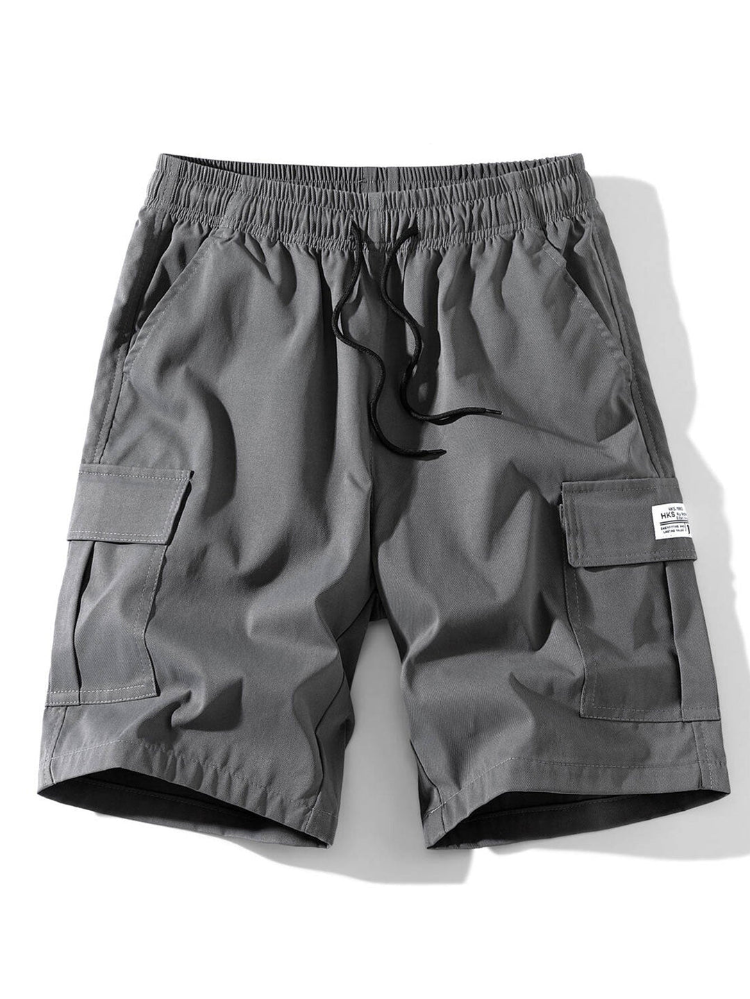 Effen cargo shorts met trekkoordsluiting
