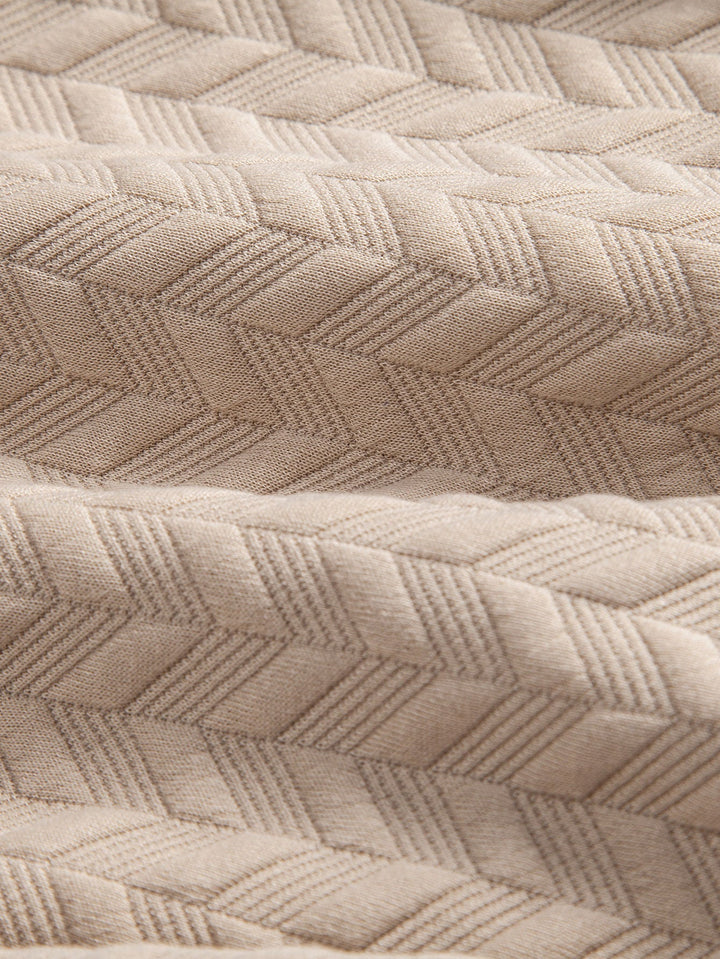 Korte broek met geometrisch jacquardmotief