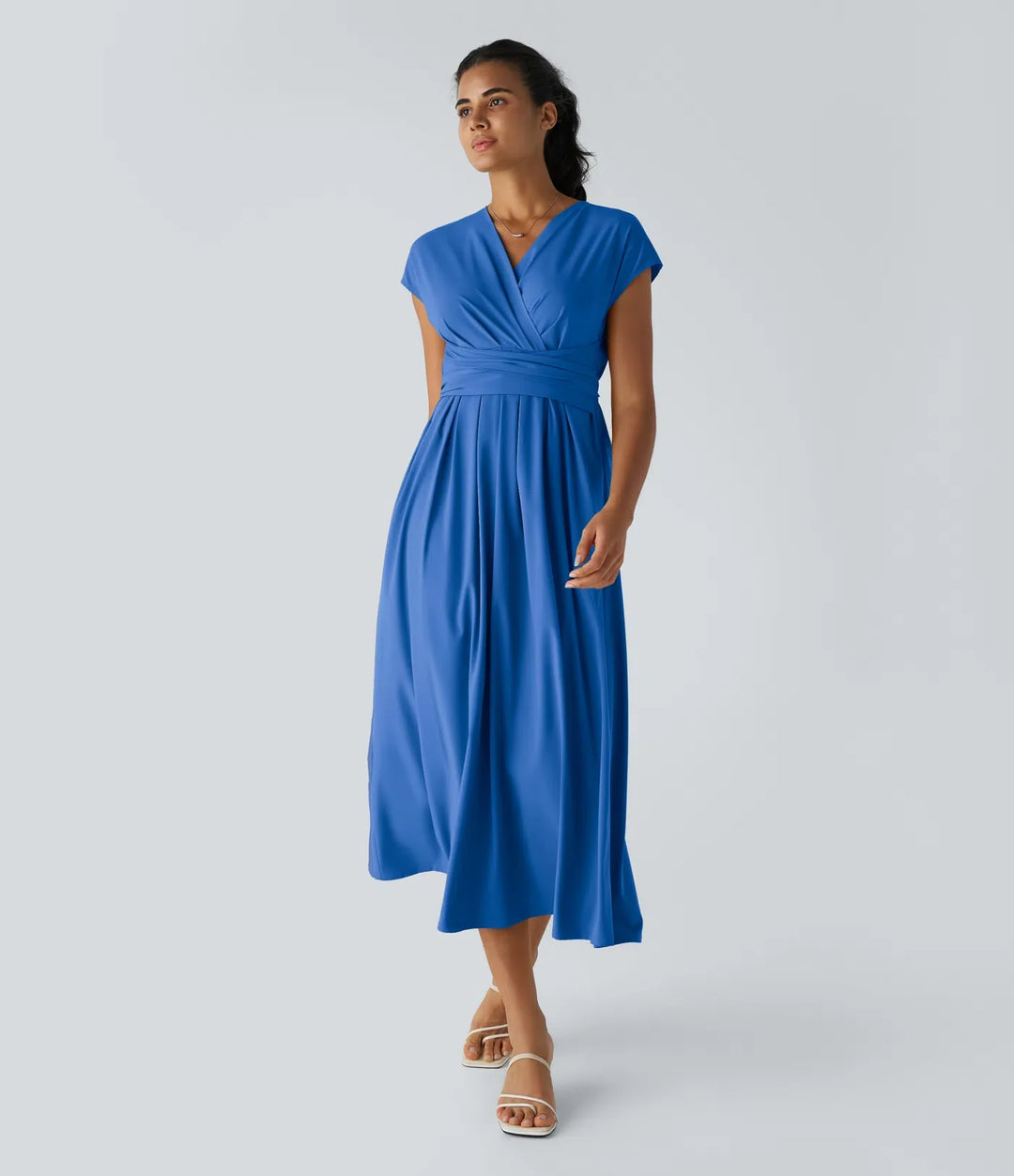 Lucy - Elegante Wikkeljurk met Hoge Taille