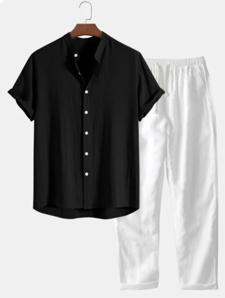ModeHuis® | 2-delige Chique Casual Linnen Set