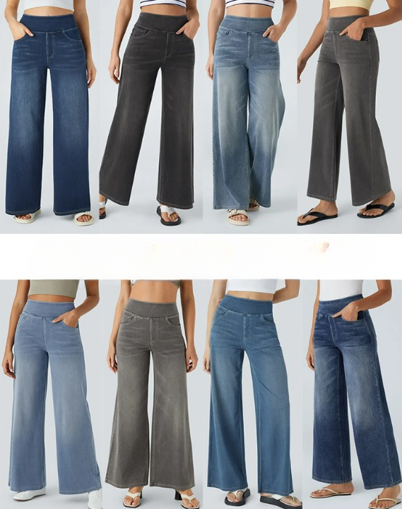 ModeHuis® | Comfortabele jeans met hoge taille