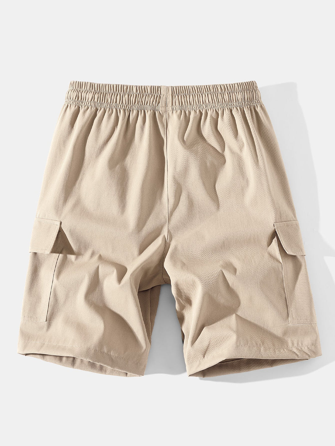 Effen cargo shorts met trekkoordsluiting
