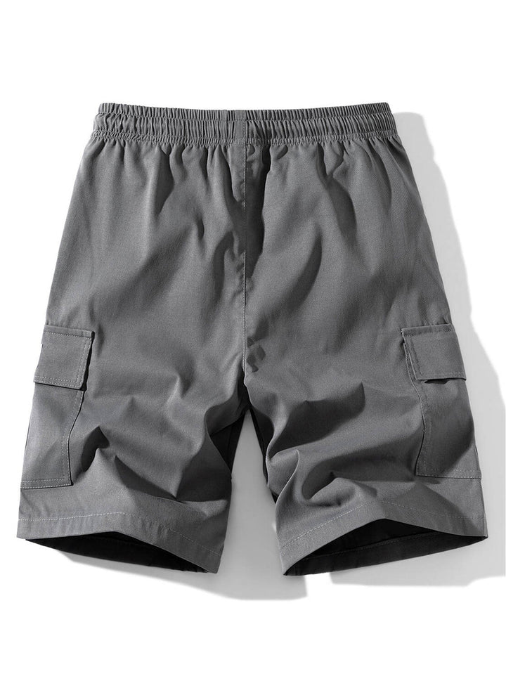 Effen cargo shorts met trekkoordsluiting