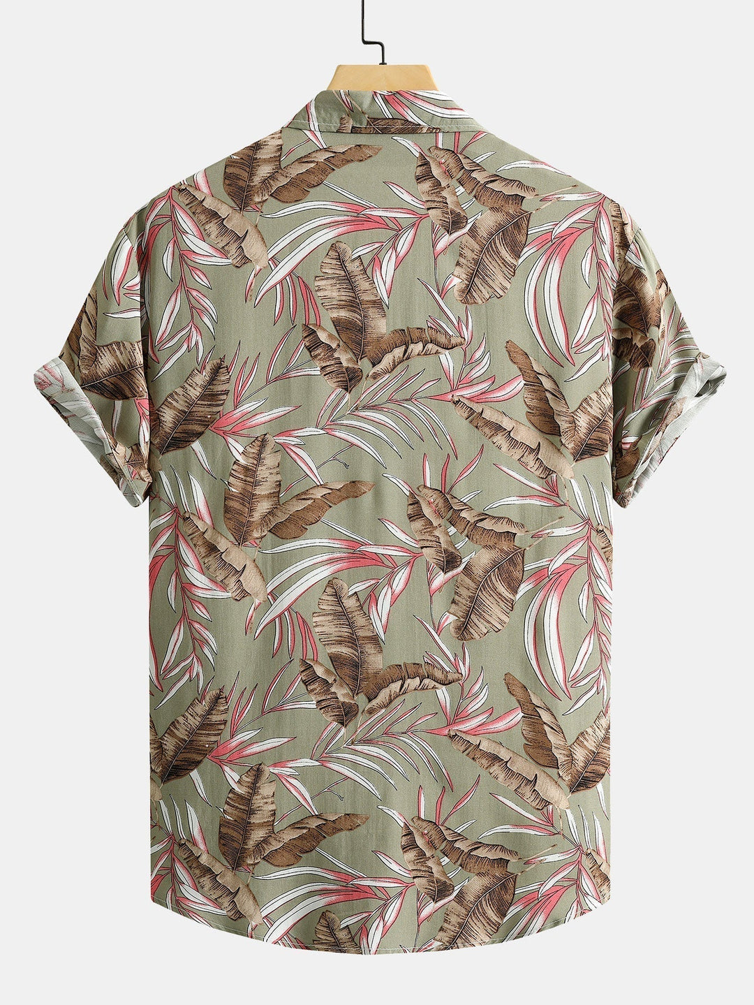 Overhemd met tropische print & korte broek