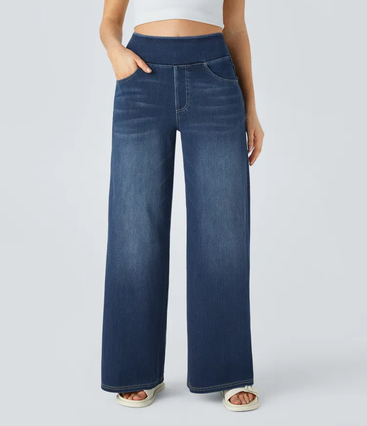ModeHuis® | Comfortabele jeans met hoge taille