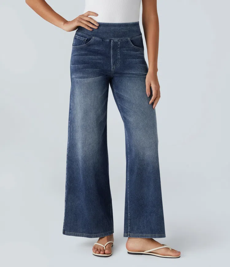 ModeHuis® | Comfortabele jeans met hoge taille