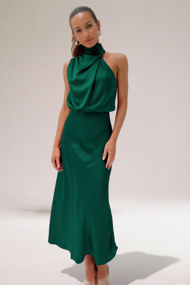ModeHuis® | Satijnen Glamour Jurk
