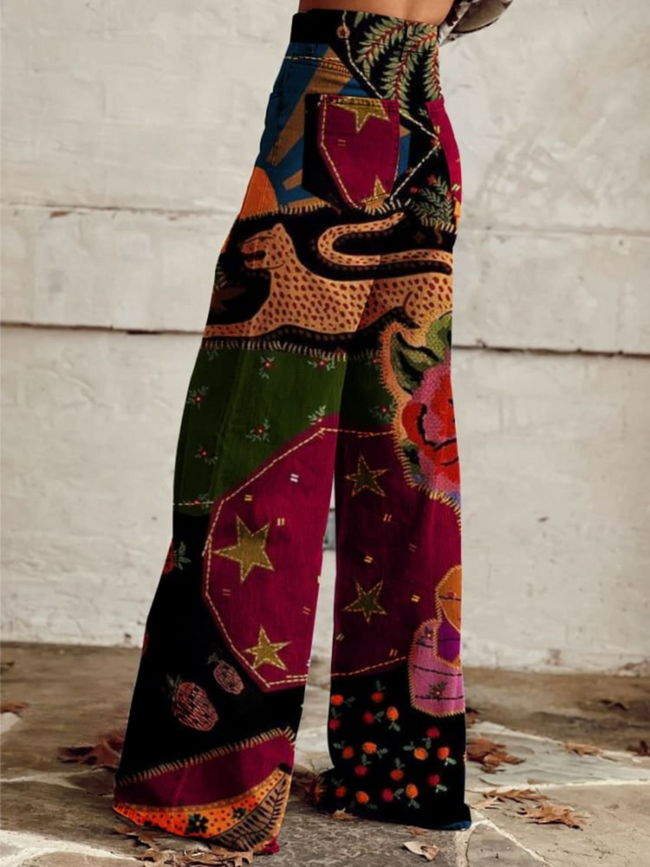Tahlia | Boho-broek Midnight Garden