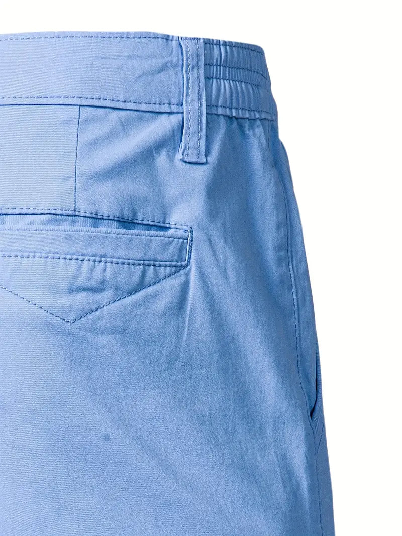 ModeHuis® | Katoenen shorts met zakken