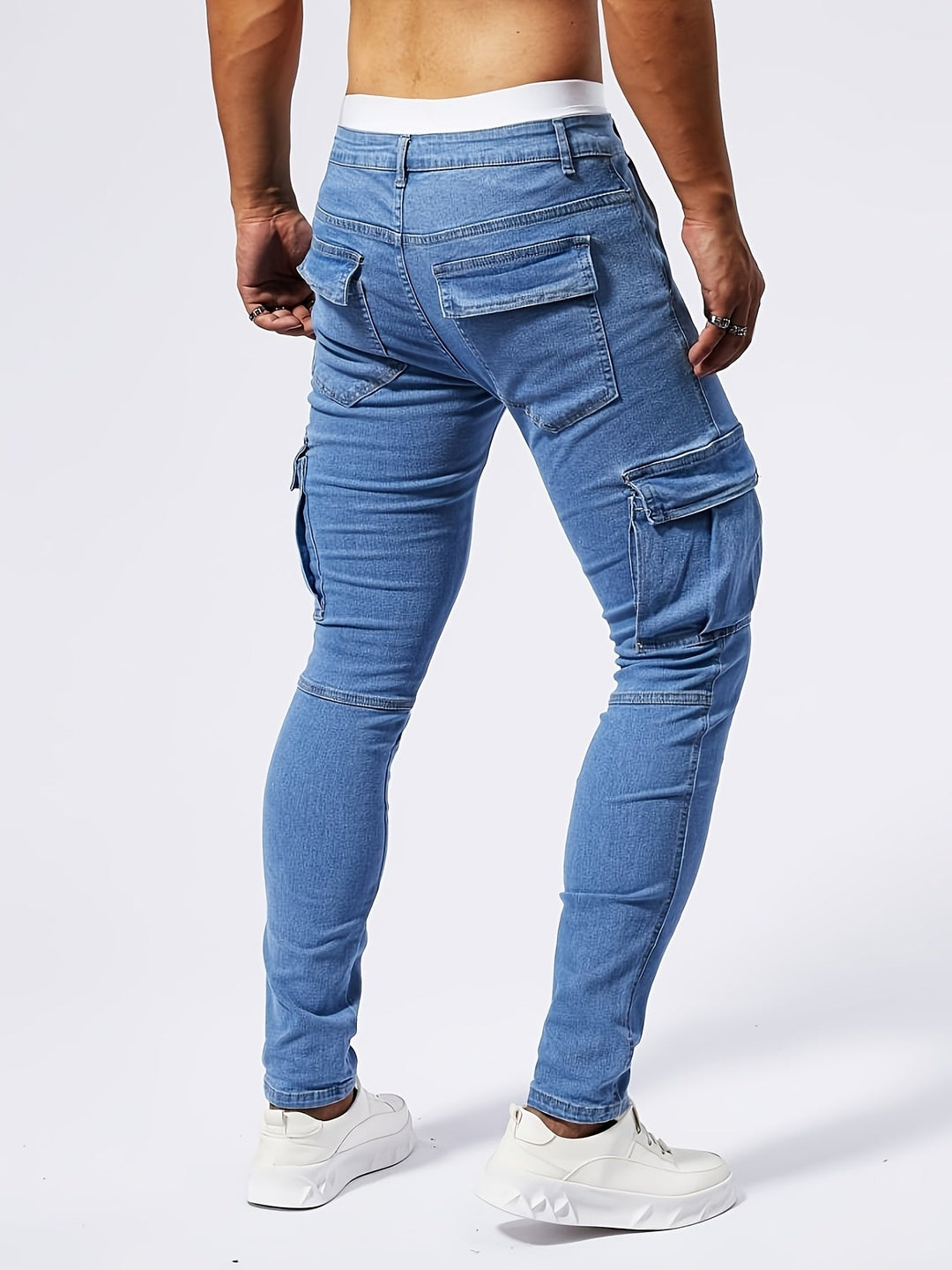 ModeHuis® | Slim Fit Cargo Jeans