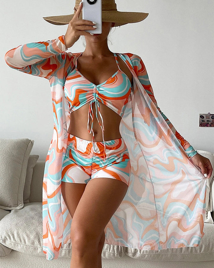 ModeHuis® | 3-Delige Bikini Set met Print