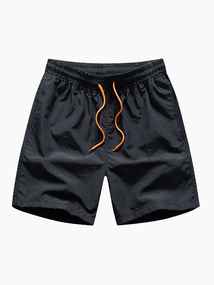 Palmboom/flamingoprint overhemd & zwemshort