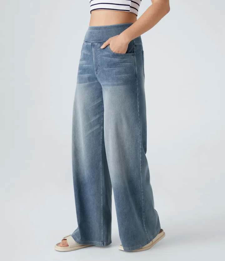 ModeHuis® | Comfortabele jeans met hoge taille