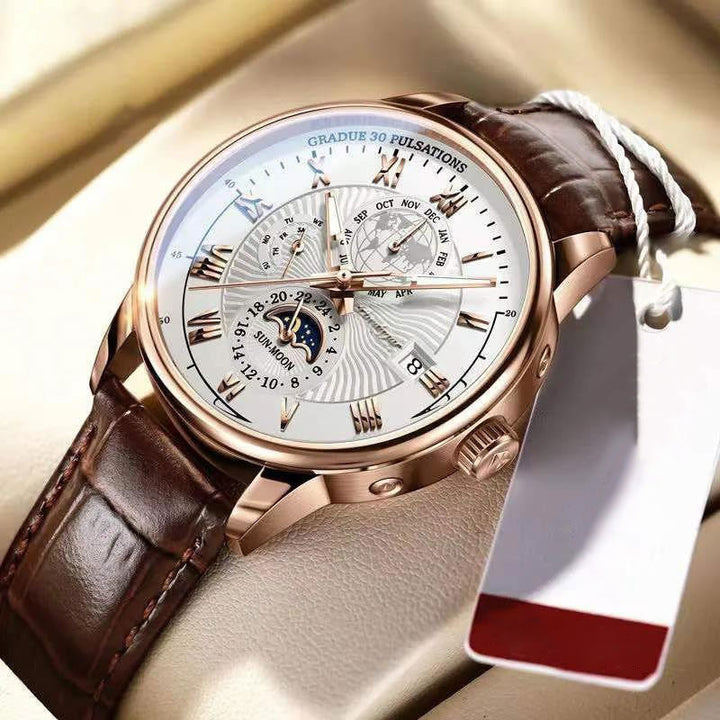 Trendy High-End Light Kwarts Horloge