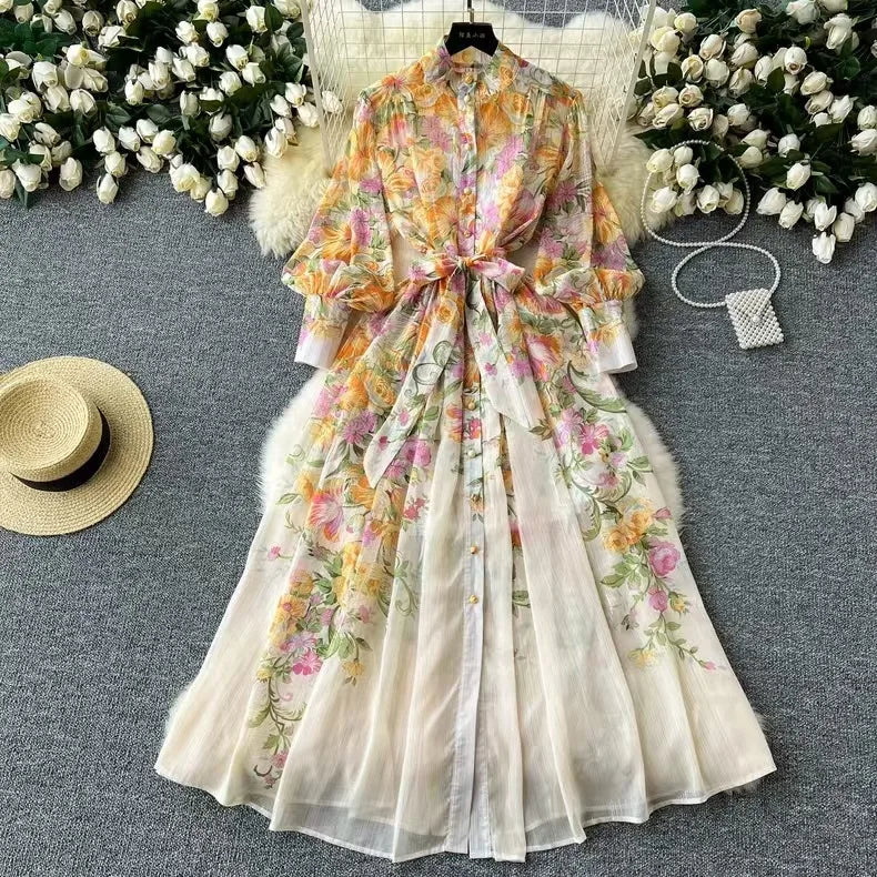 Lucy | Boho bloemen zomerjurk