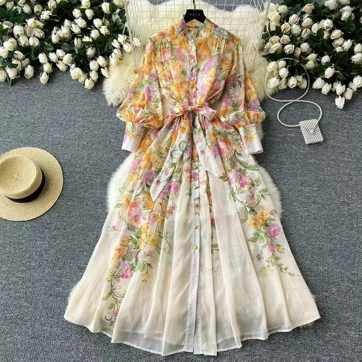 Lucy | Boho bloemen zomerjurk