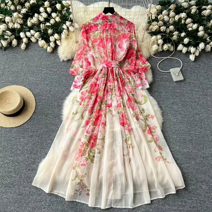 Lucy | Boho bloemen zomerjurk