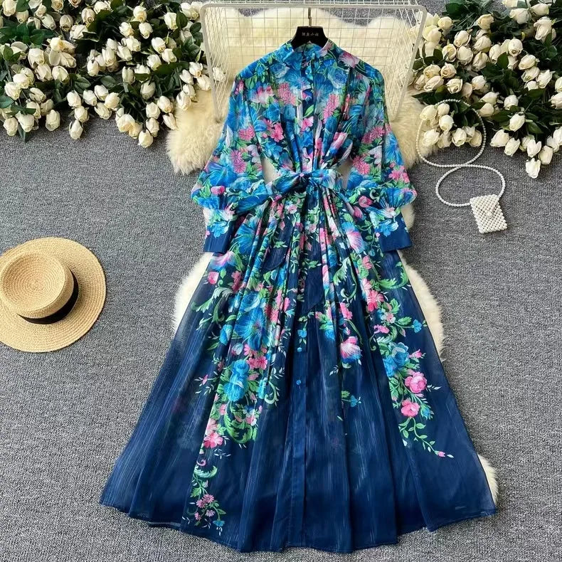 Lucy | Boho bloemen zomerjurk