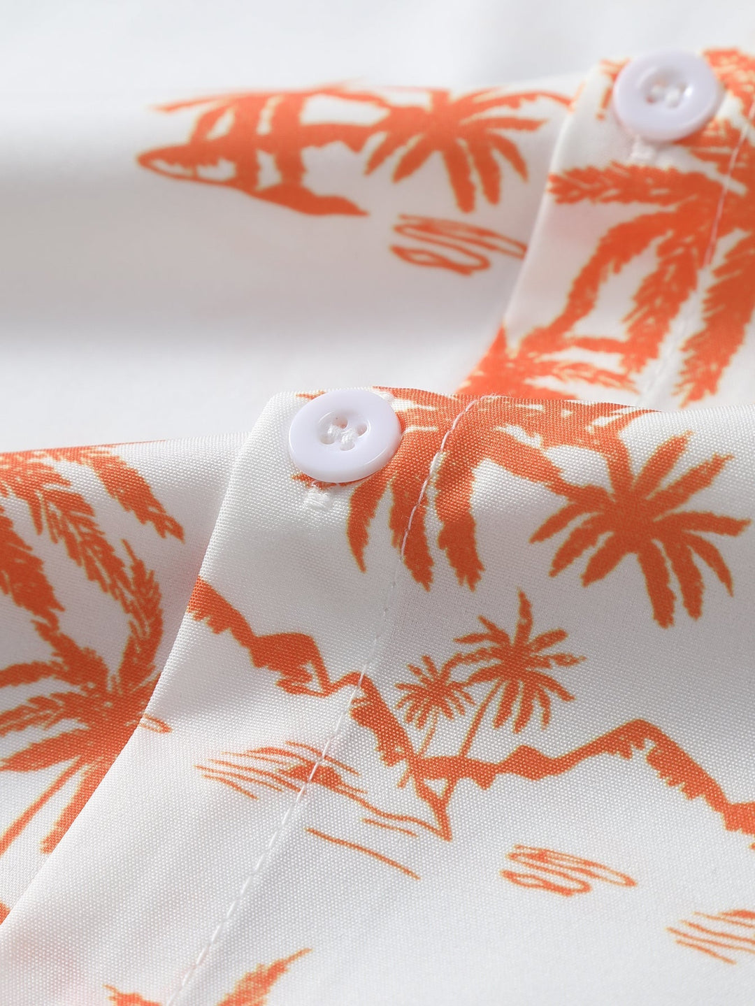 Overhemd met palmboomprint & zwemshort