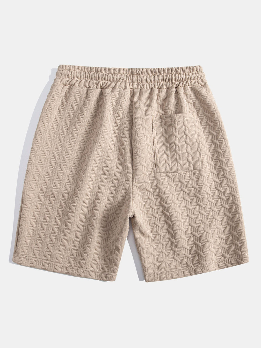 Korte broek met geometrisch jacquardmotief