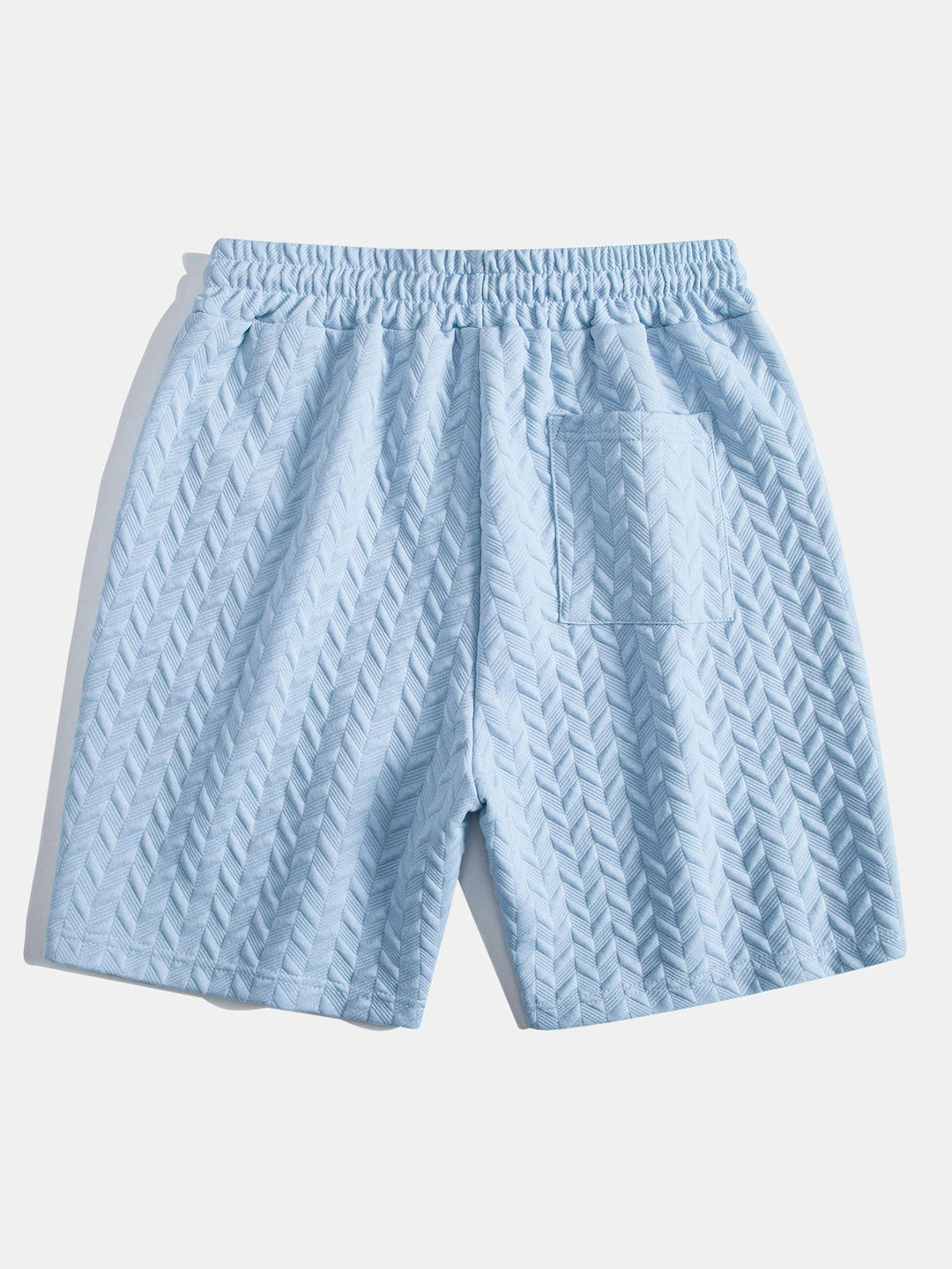 Korte broek met geometrisch jacquardmotief