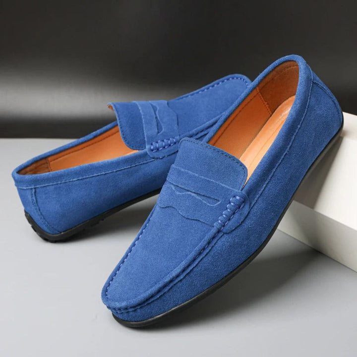 Beckett | Zachte suède loafers