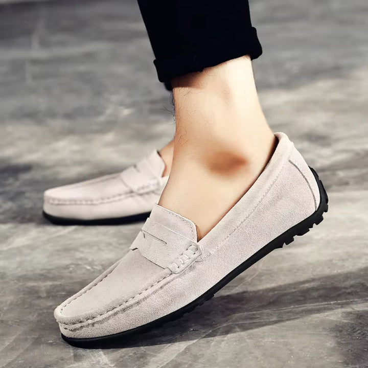 Beckett | Zachte suède loafers