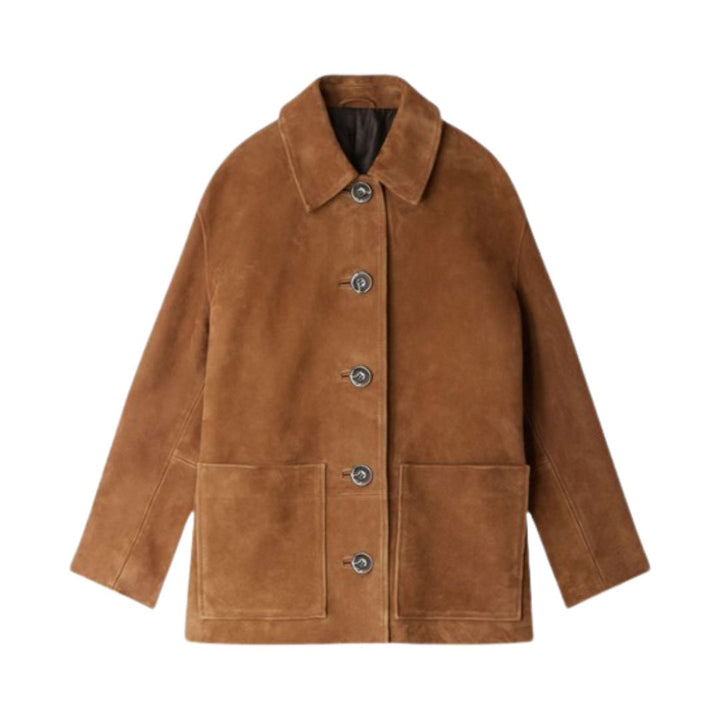 ModeHuis® | Suede Statement Coat