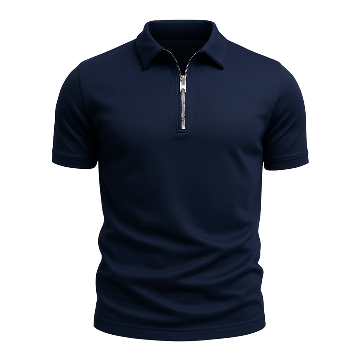 ModeHuis® | Klassieke Rits Polo Shirt 2+1 Gratis