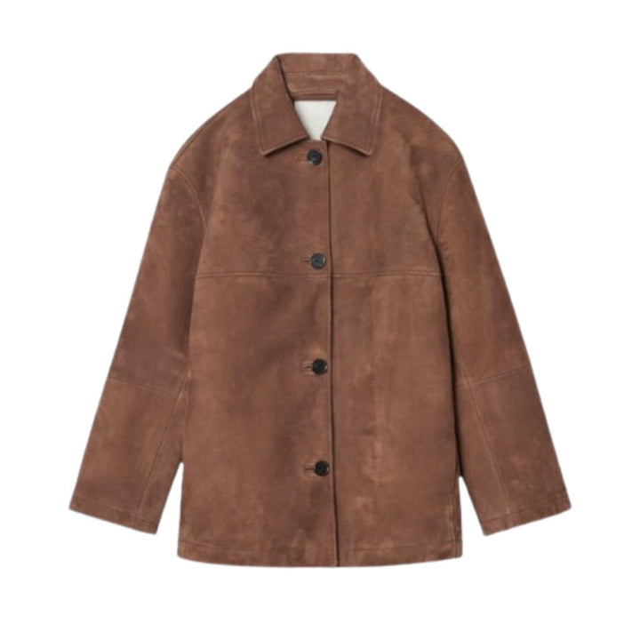 ModeHuis® | Collared Suede Jacket