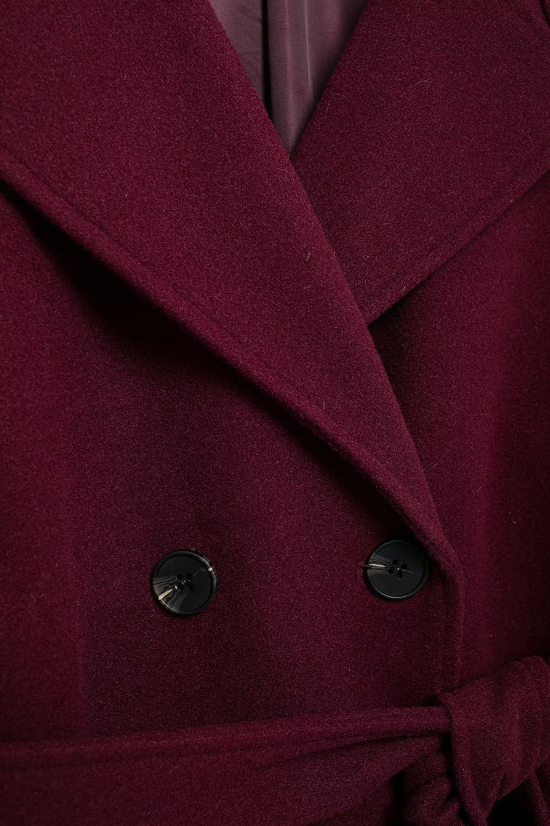 ModeHuis® | Classy Burgundy Jas